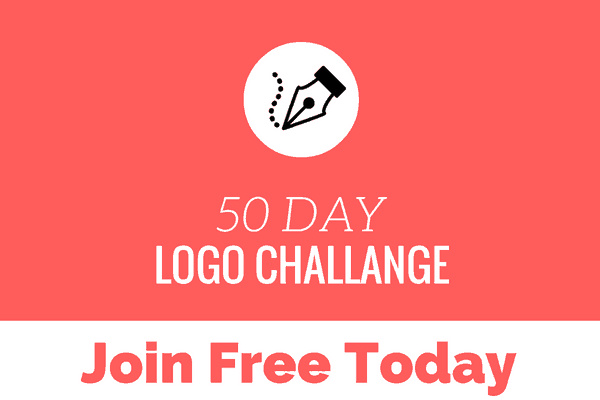 紅色加鋼筆組合的辦公用品logo設計