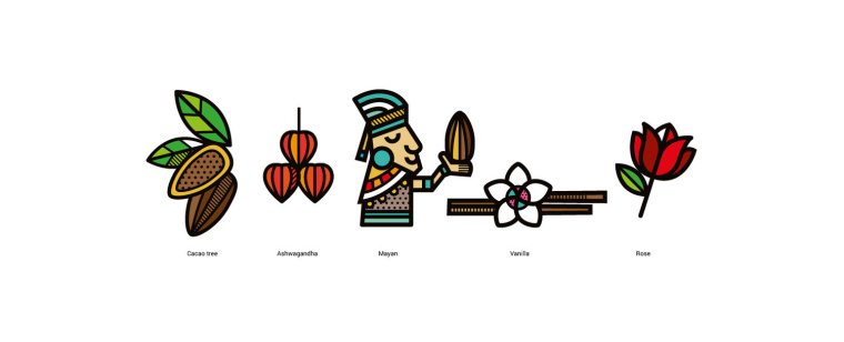 Nature Organic自然有機(jī)巧克力包裝設(shè)計，幾何插畫風(fēng)驚艷設(shè)計