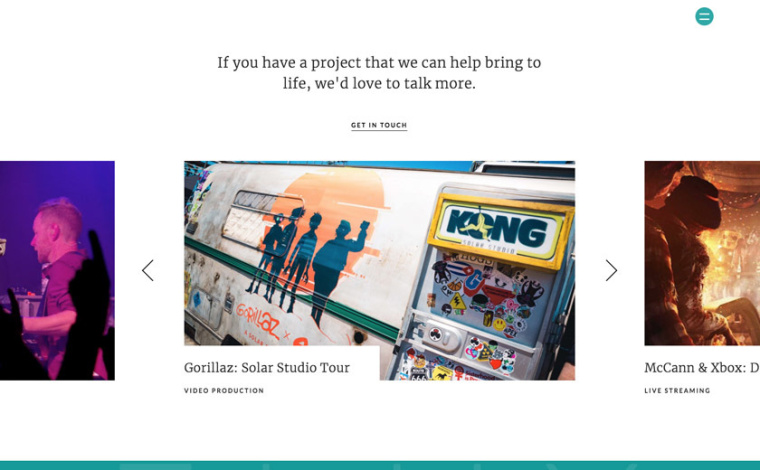 現場直播和視頻制作公司網站設計建設