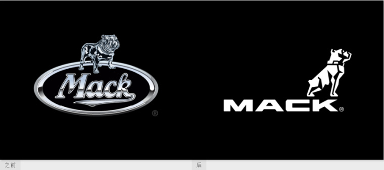 美國MACK重卡卡車品牌斗牛犬新標(biāo)志設(shè)計(jì)-上海標(biāo)志設(shè)計(jì)公司
