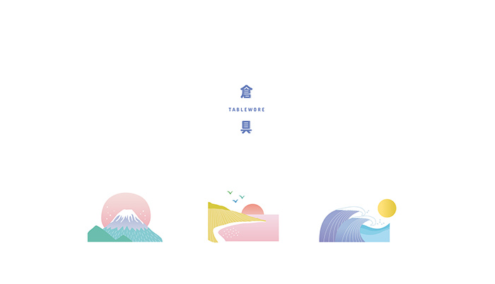 有趣清新的Tablewore 帶木制餐具的冰棍棒冰冰淇淋包裝設(shè)計(jì)插畫設(shè)計(jì)