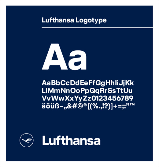 漢莎航空更新品牌logo設計-品牌配色