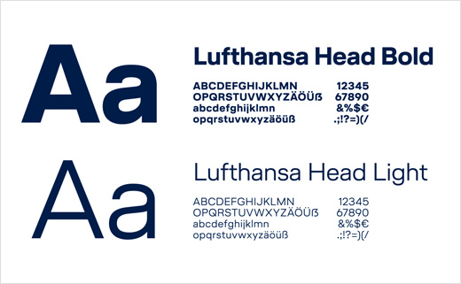 漢莎航空更新品牌logo設計-品牌配色