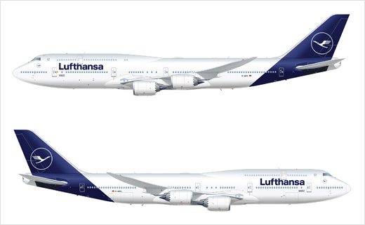 漢莎航空更新品牌logo設計-品牌配色