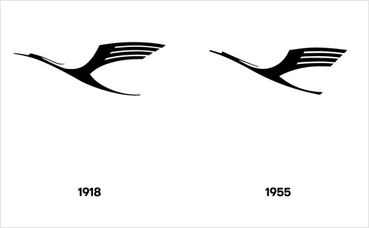 漢莎航空更新品牌logo設計-變化歷史