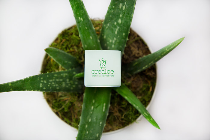 Cretan蘆薈美容產品包裝設計，“象形文字”風格傳達天然高端有機感