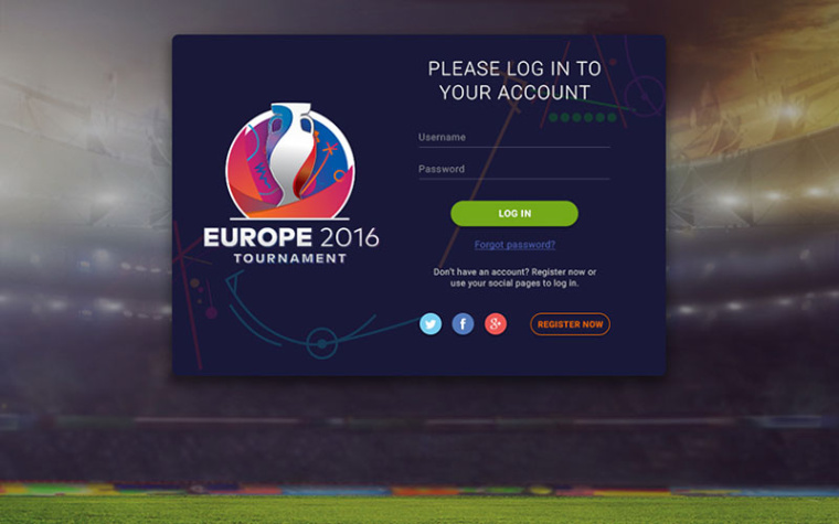 歐洲2016足球錦標賽logo設計-上海logo設計公司