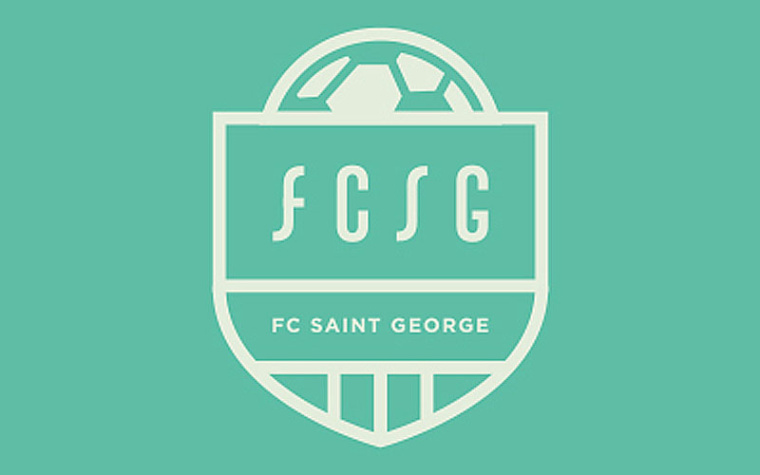 字母“FCSG”加盾牌會標足球logo設計-上海logo設計公司