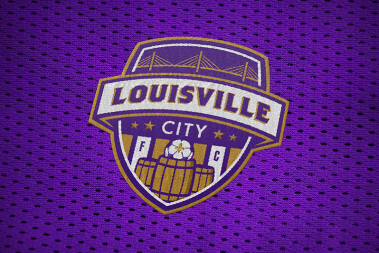 路易斯維爾城足球俱樂部徽標logo設計-上海logo設計公司