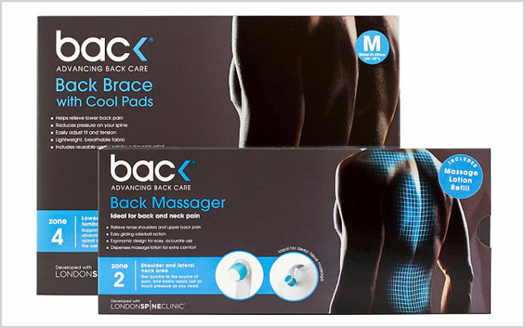 Bac背部按摩器包裝設計