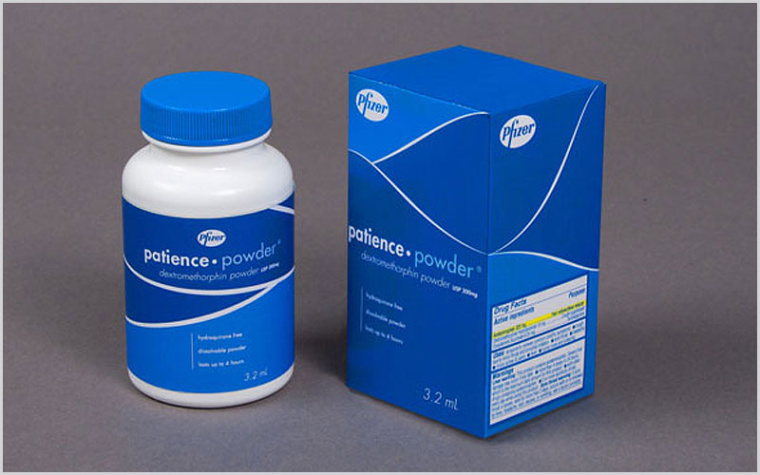 輝瑞耐心粉末藥品包裝設(shè)計