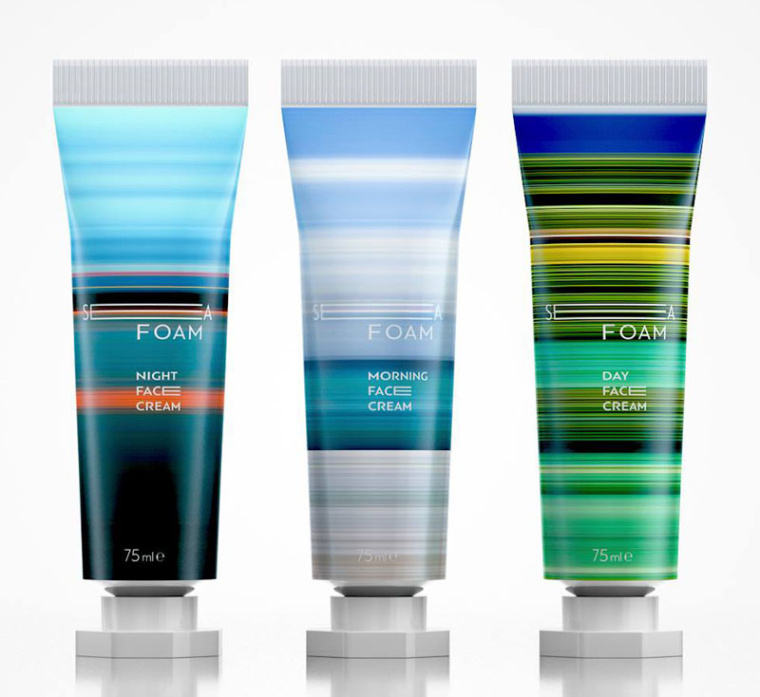 海泡沫沐浴產(chǎn)品包裝設計