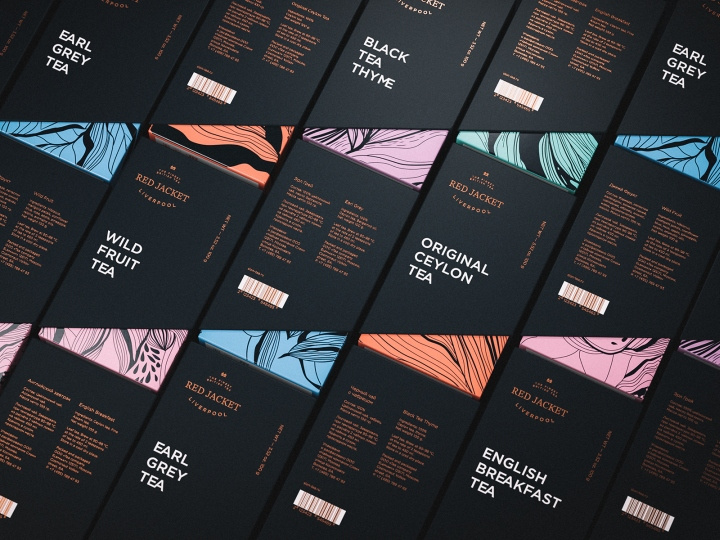 紅色夾克茶“茶之海洋”包裝設計，歷史傳說與現代藝術的融匯之作