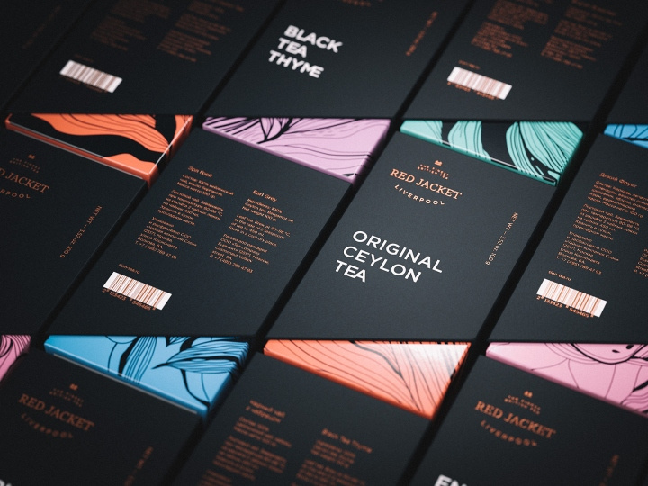 紅色夾克茶“茶之海洋”包裝設計，歷史傳說與現代藝術的融匯之作