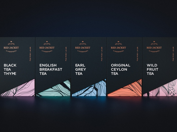 紅色夾克茶“茶之海洋”包裝設計，歷史傳說與現代藝術的融匯之作