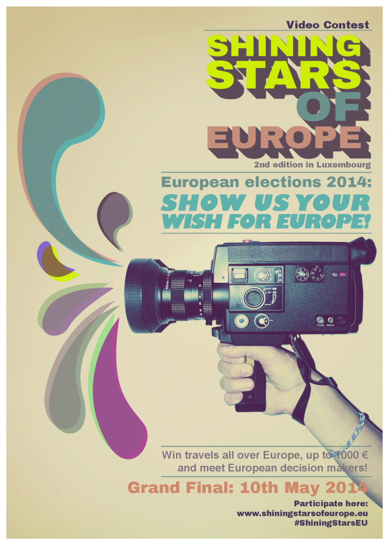 galschjdot設計公司為歐洲的閃亮之星設計的海報-如何設計一個海報終極指南