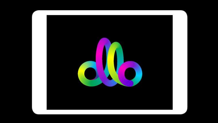 OLLO 粗線條漸變色logo設計vi設計欣賞-上海logo設計VI設計公司