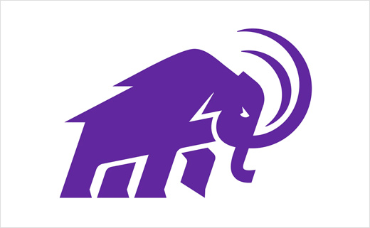 Amherst阿默斯特學院大學猛犸象吉祥物標志設計-上海標志設計公司