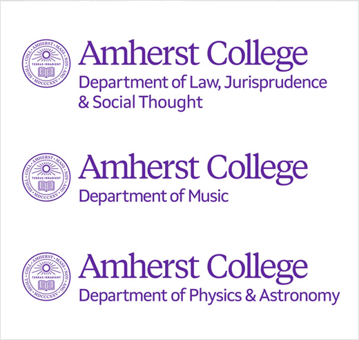 Amherst阿默斯特學院大學太陽圖書印章標志設計與吉祥物設計-上海標志設計公司