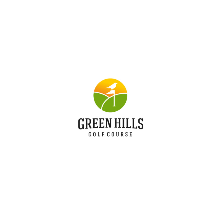 上海標志設計公司-現(xiàn)代高爾夫標志-明亮的顏色和現(xiàn)代字體