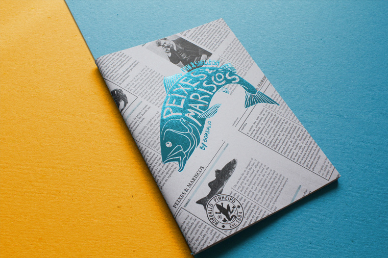 上海宣傳冊設計公司分享：報紙風格魚標本宣傳冊設計