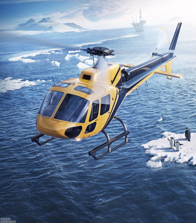 上海海報(bào)設(shè)計(jì)公司欣賞：奇幻的直升飛機(jī)創(chuàng)意海報(bào)設(shè)計(jì)