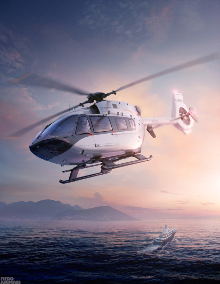 上海海報(bào)設(shè)計(jì)公司欣賞：奇幻的直升飛機(jī)創(chuàng)意海報(bào)設(shè)計(jì)