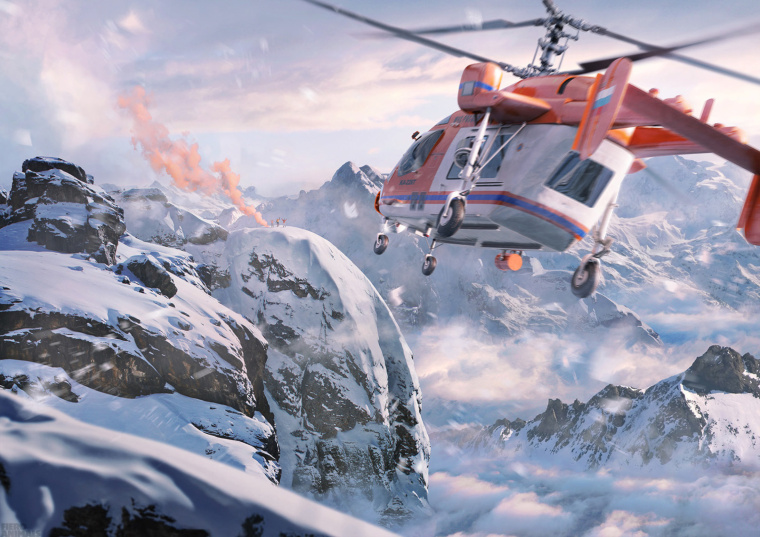 上海海報(bào)設(shè)計(jì)公司欣賞：一組俄羅斯奇幻的直升機(jī)飛機(jī)創(chuàng)意海報(bào)設(shè)計(jì)