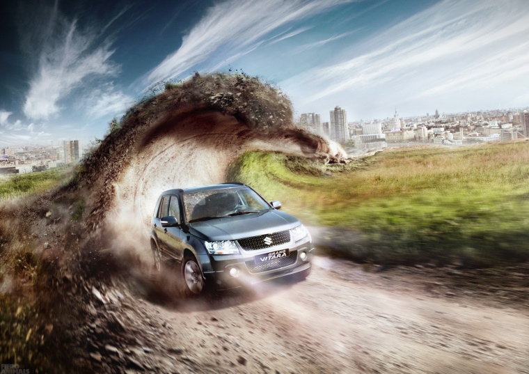 上海海報(bào)設(shè)計(jì)公司欣賞：一組俄羅斯奇幻的汽車創(chuàng)意海報(bào)設(shè)計(jì)