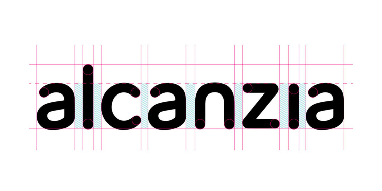 Alcanzia 電力公用事業公司品牌形象重塑設計-logo設計-字體設計