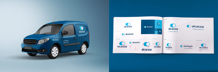 Alcanzia 電力公用事業公司品牌形象重塑設計-VI設計