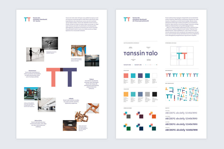 赫爾辛基舞蹈團雙T字母logo設計與品牌VI形象設計 赫爾辛基舞蹈團雙T字母logo設計與品牌VI形象設計