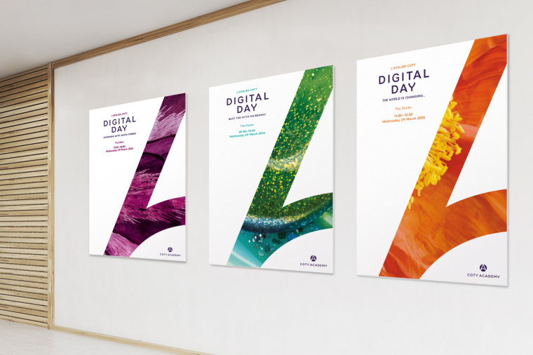 academy 科蒂美容教育學院logo設計品牌形象重塑設計