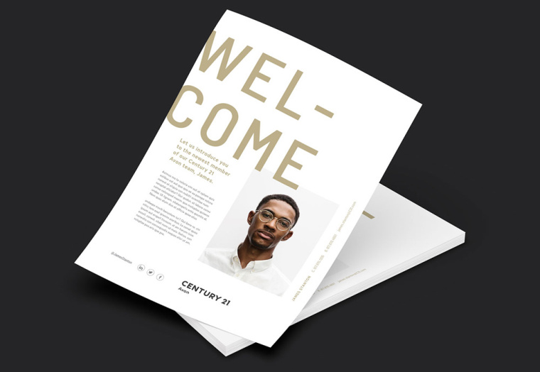 Century 21 房地產(chǎn)中介代理公司新品牌形象設計與logo設計房產(chǎn)代理表-