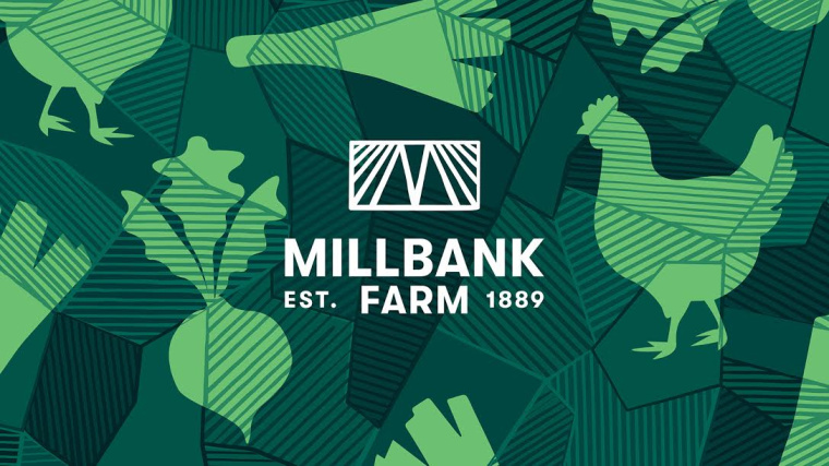 Millbank農場品牌形象設計-logo設計/VI設計，來自土地樣貌的創意