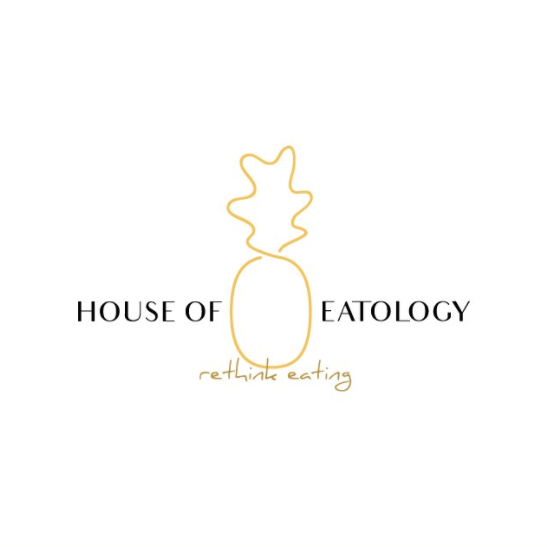 對稱和平衡的幾何logo設計-食品健康logo