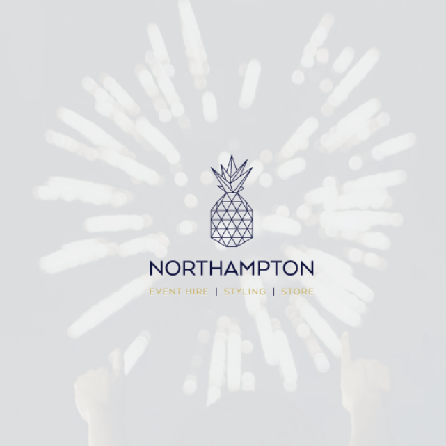 3D幾何徽標logo設計-菠蘿