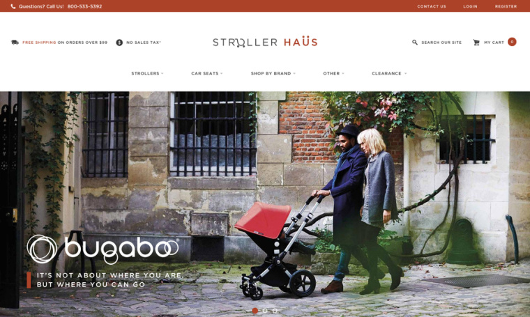 Bugaboo網站設計