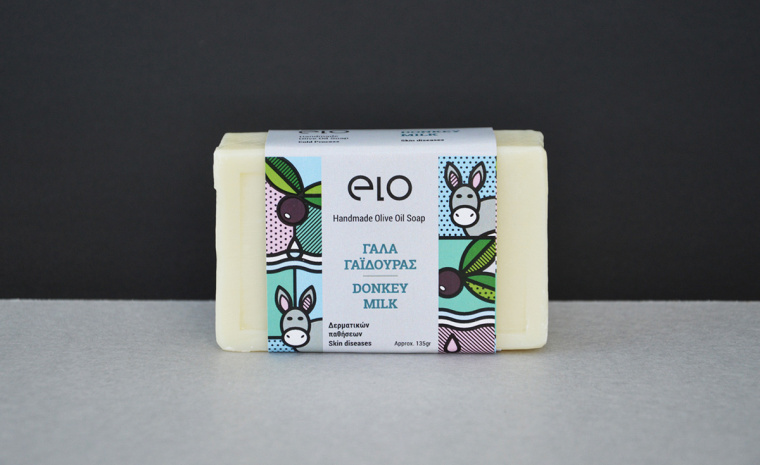 Elo 天然手工肥皂品牌波譜幾何藝術風格包裝設計