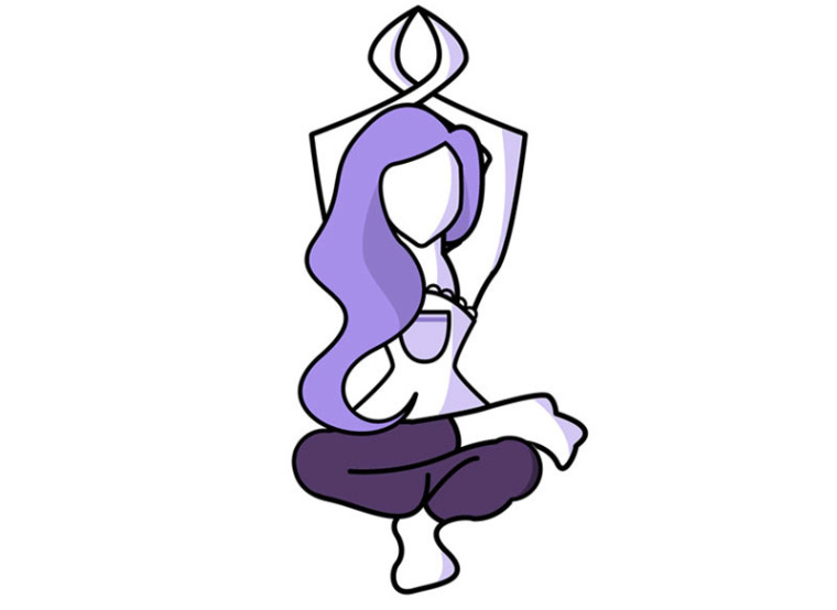 瑜伽人物LOGO-上海logo設計公司健康保健運動營養logo靈感