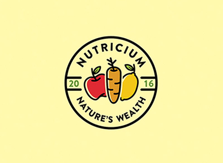 Nutricium logo設計-上海logo設計公司健康營養logo靈感