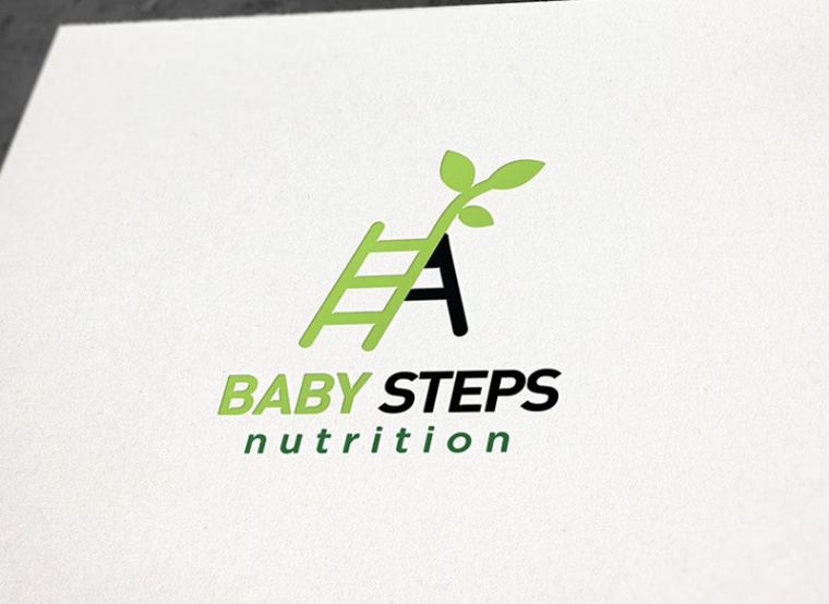 嬰兒步驟logo設計-上海logo設計公司健康保健營養logo靈感