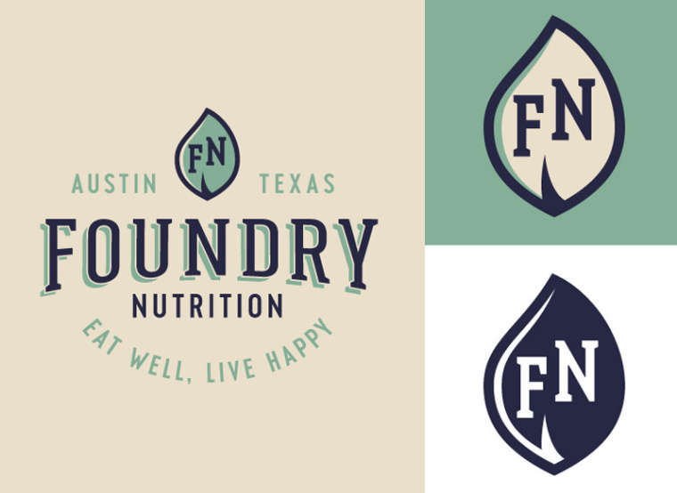 鑄造營養變化logo設計-上海logo設計公司健康保健營養logo靈感