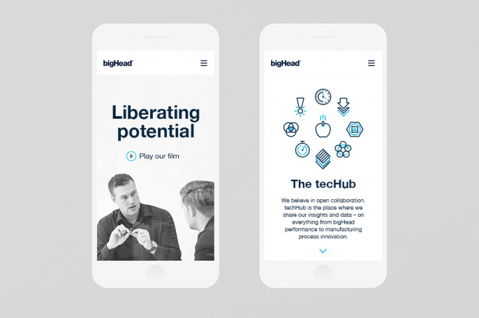 bigHead 英國汽車配件專業緊固件制造商品牌形象設計-手機界面設計
