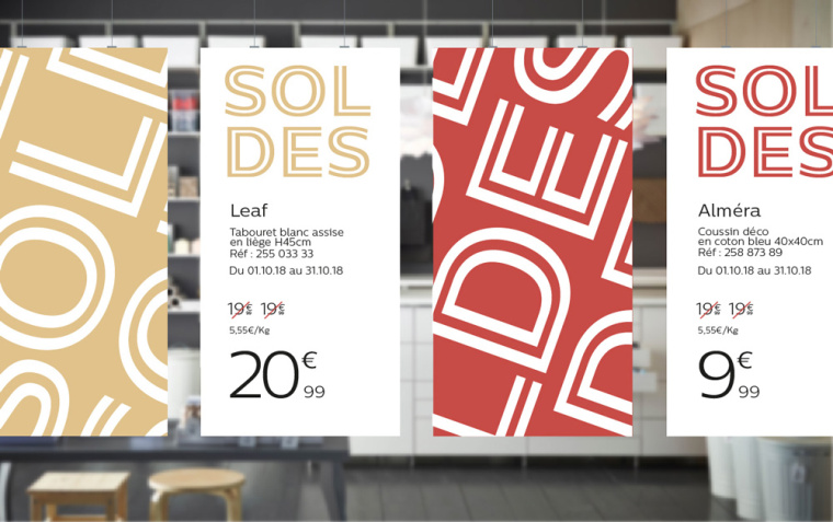 Alinéa法國(guó)家具裝飾公司商場(chǎng)標(biāo)識(shí)logo設(shè)計(jì)與vi形象設(shè)計(jì)-店內(nèi)廣告海報(bào)