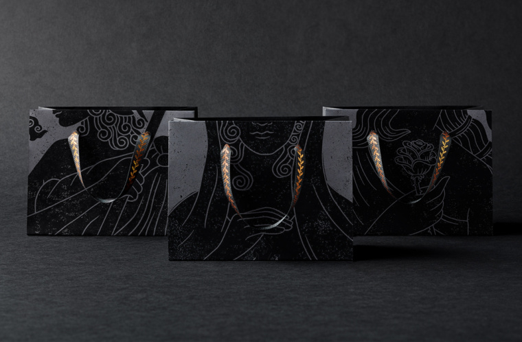 奢侈品品牌設計：Angela Georgiou珠寶首飾品牌形象VI設計logo設計