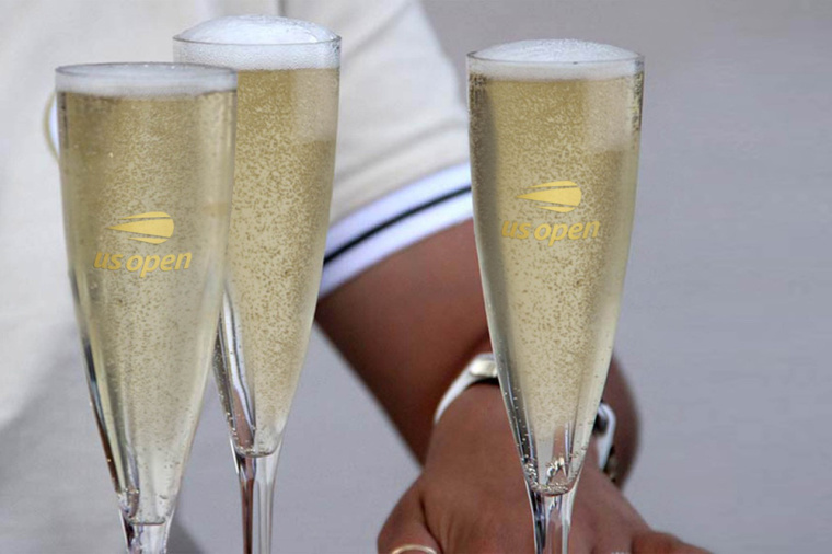 超速飛行的網球，美國網球公開賽新logo設計-品牌形象設計