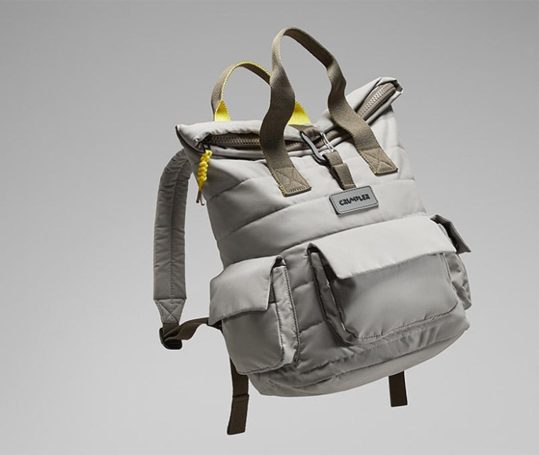 澳洲Crumpler小野人箱包品牌新logo設計，由字母組成的抽象人物