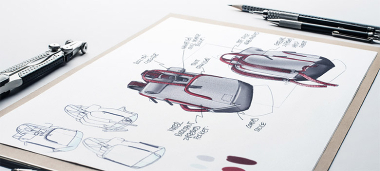 澳洲Crumpler小野人箱包品牌新logo設計，由字母組成的抽象人物