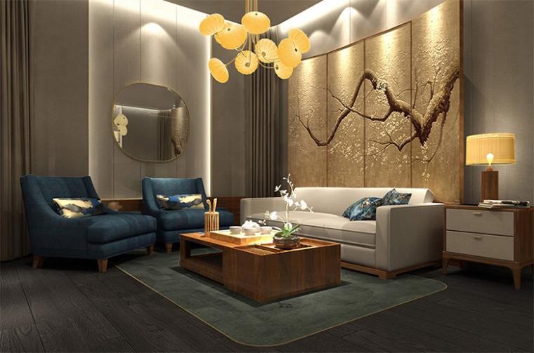 老廟黃金首飾新logo設(shè)計，外圓內(nèi)方的中式韻味logo設(shè)計